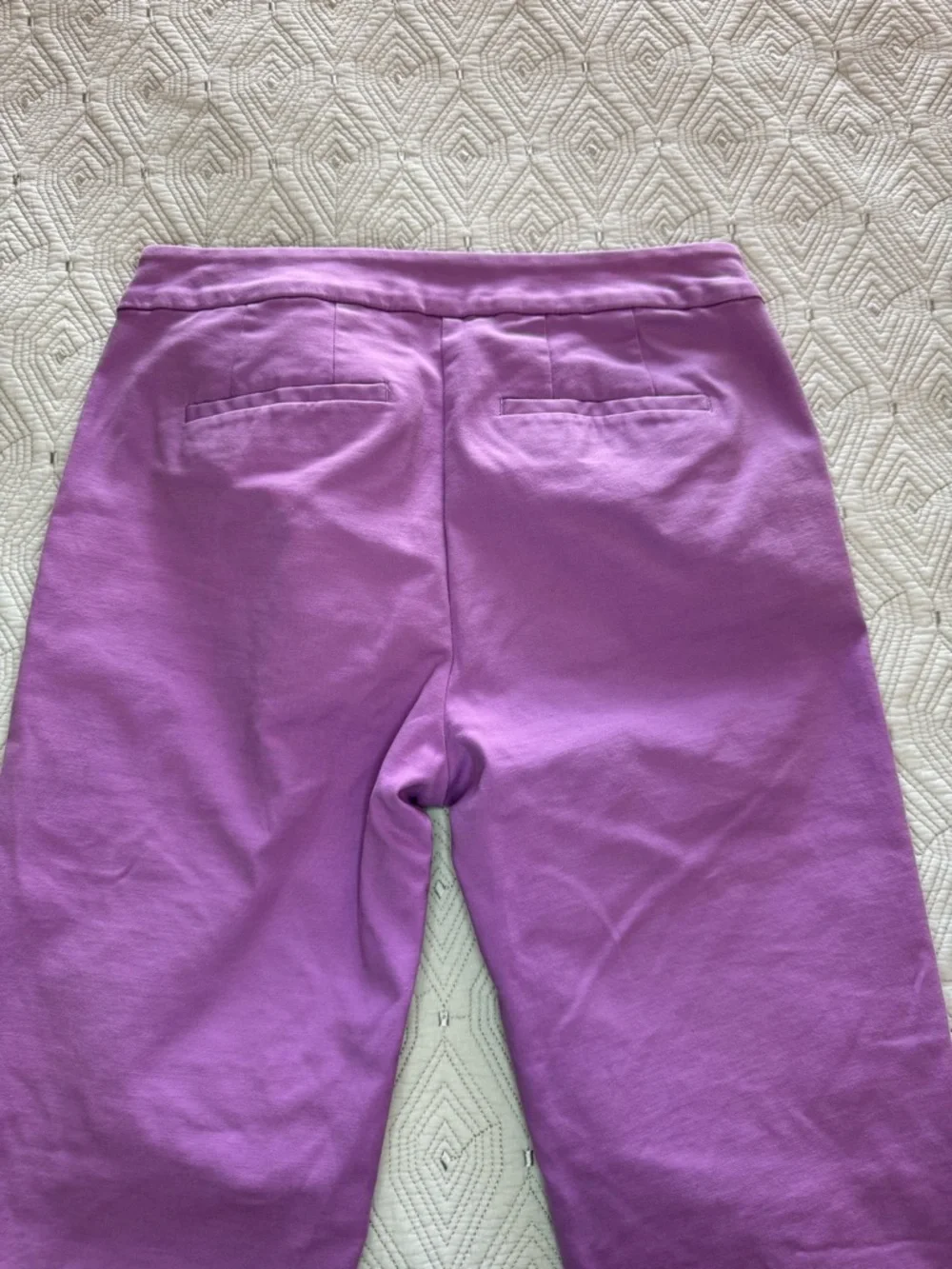 Boden Richmond Lavender Purple Lilac Ankle Pants Women's 6R Slim Tailored - Picture 9 of 16